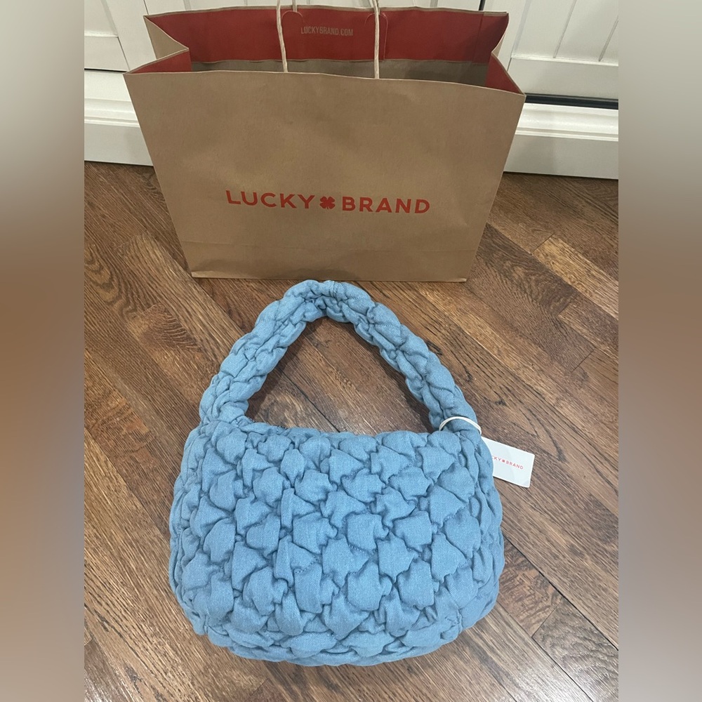 Lucky Brand  Hobo Shoulder Bag - Dusty Blue